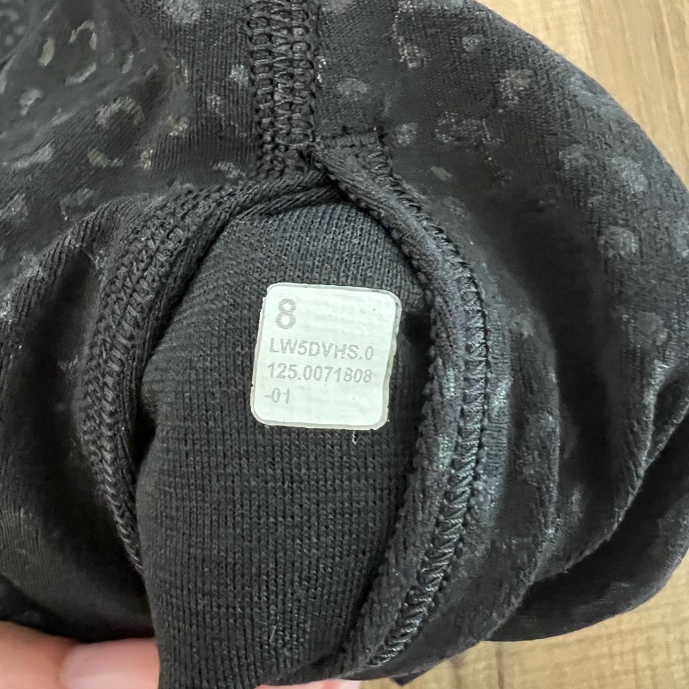 Lululemon Align High-Rise 28” Leopard Daisy Emboss Black - Picture 5 of 5